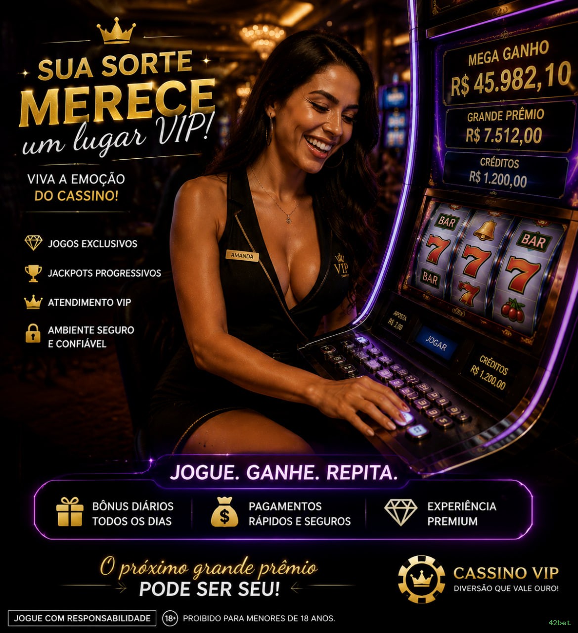 Login seguro na 42bet